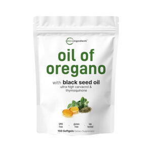 Aceite de Orégano con Comino Negro 150 cápsulas