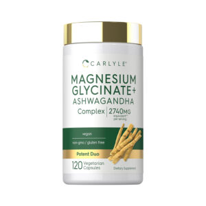 Glicinato de Magnesio con Ashwagandha 2740 mg 120 Cápsula
