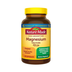 Glicinato de magnesio 200 mg 60 Cápsulas